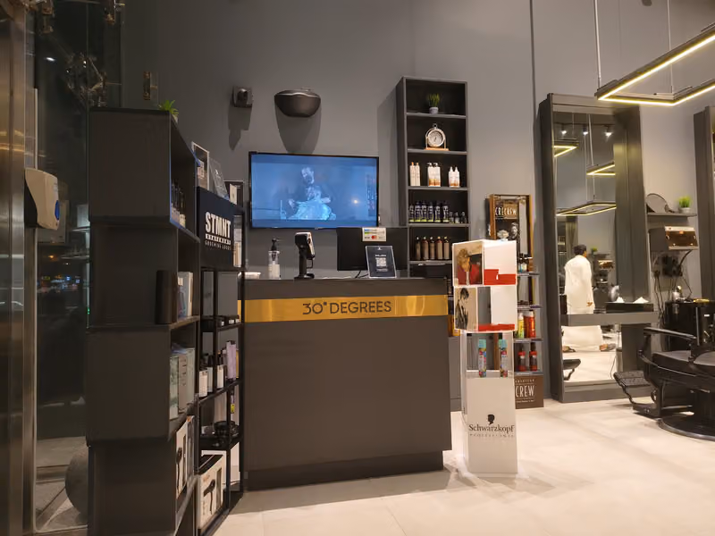 30 Degrees barbershop | صالون حلاقة 30 درجة