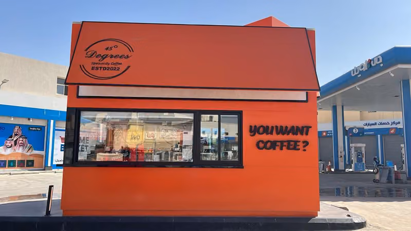 45 Degrees Coffee Shop ٤٥ درجة كوفي شوب - Tuwaiq طويق