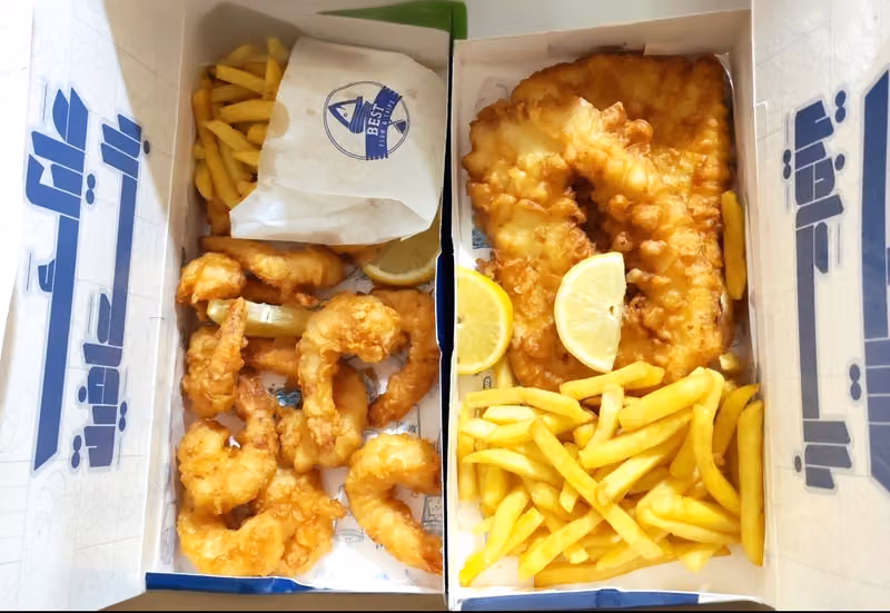 افضل سمك و بطاطا BEST FISH AND CHIPS