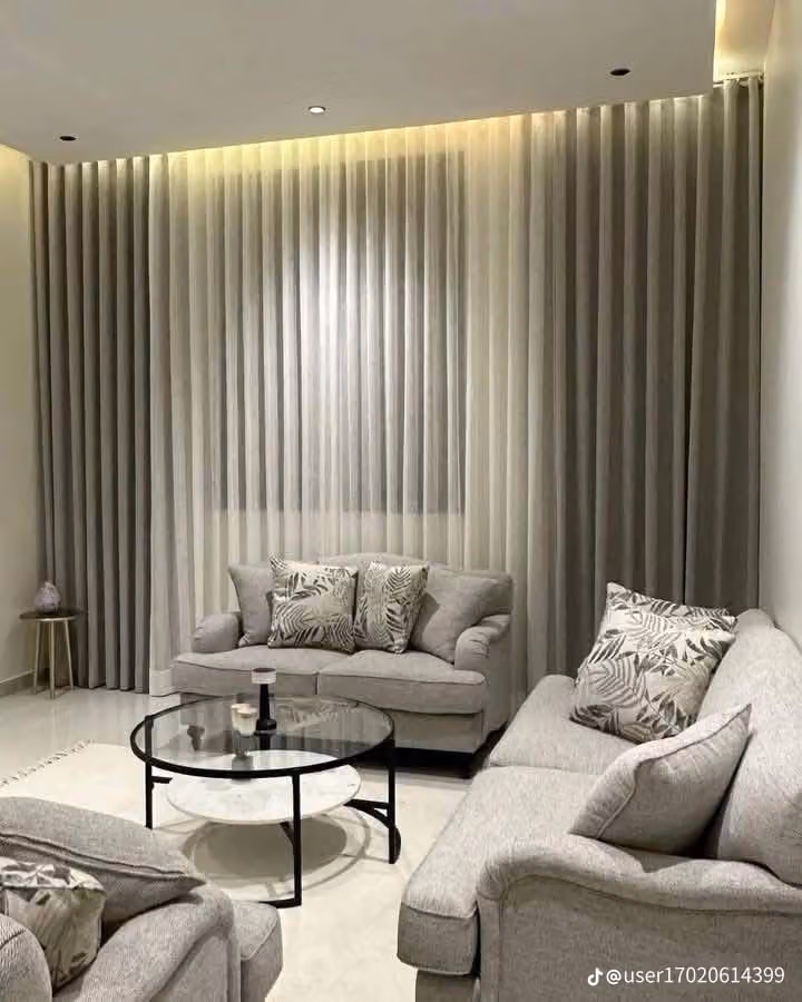 أفكار القريه لستائر والمجالس