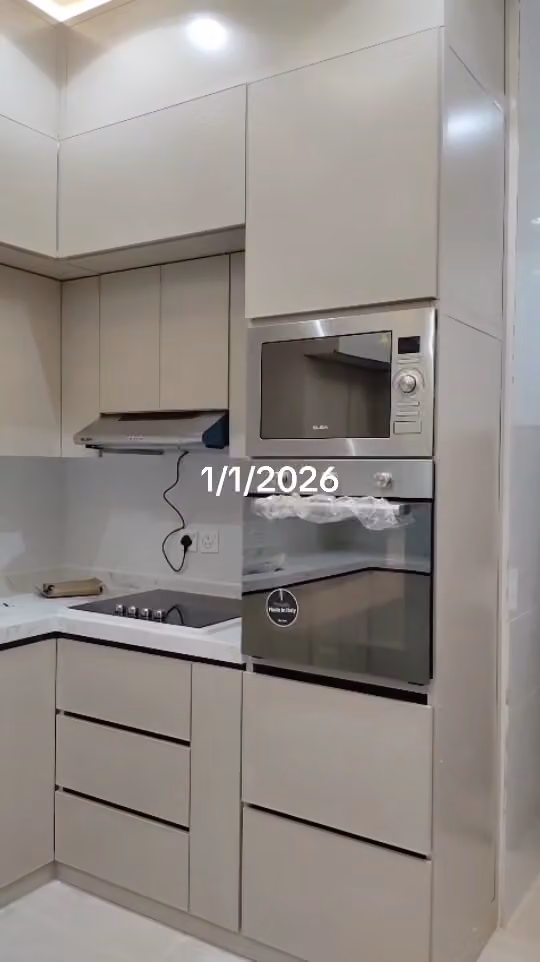 Al Marina kitchen shelves and cabinets