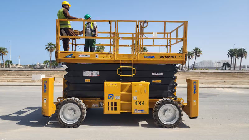 Al-Mashael sulai boom truck scissor lift