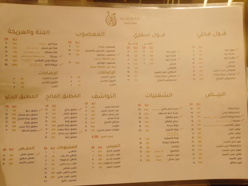 مطاعم الافراح