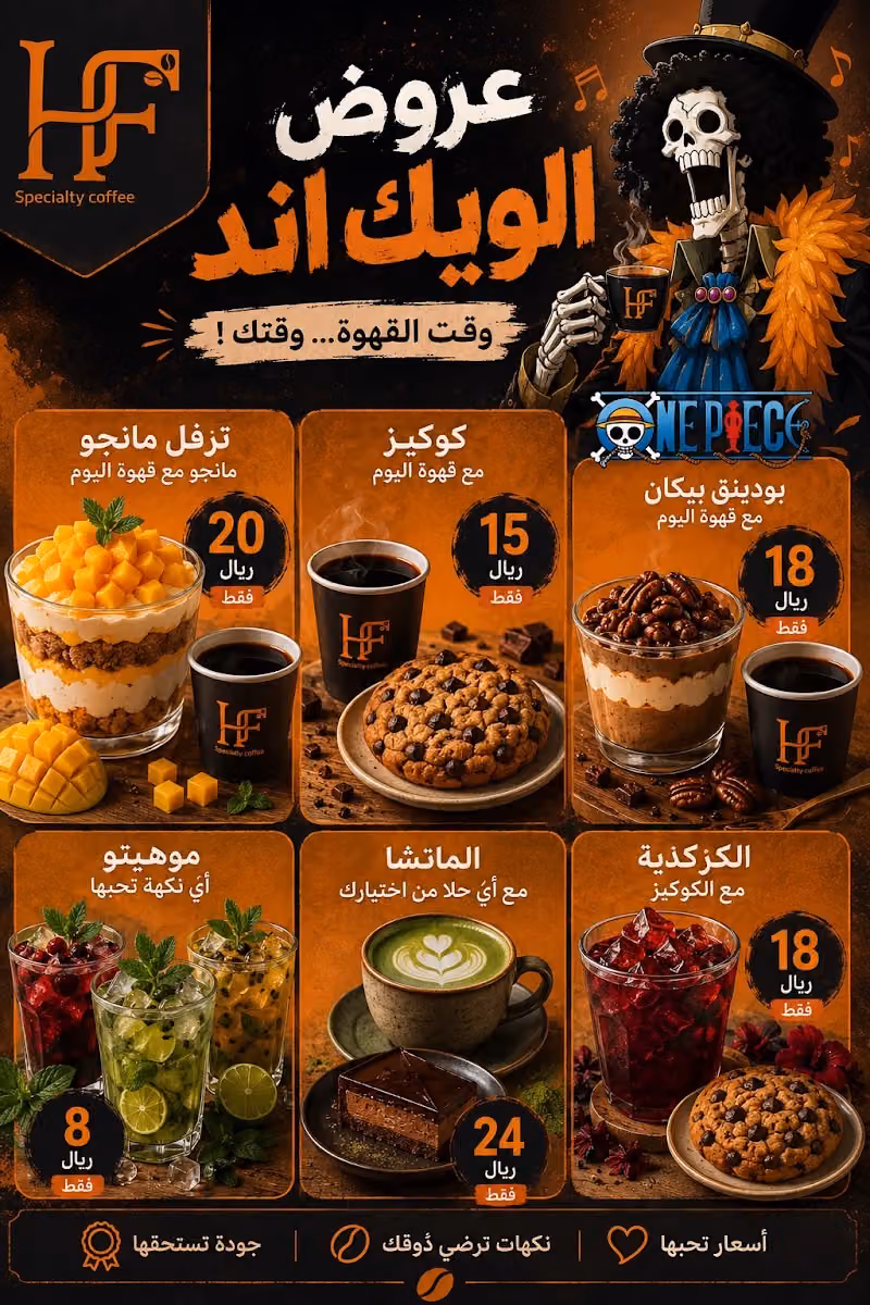 قهوه مختصة اتش اف هيكل