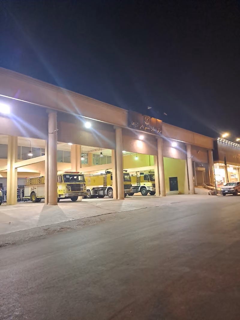 الدفاع المدني بحي الازدهار