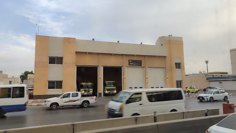الدفاع المدني بحي الوشم