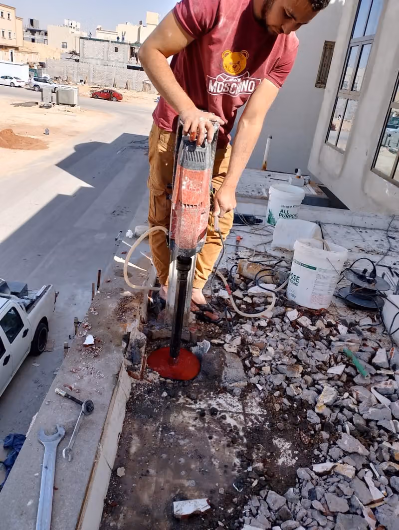الحلول الهندسية لقص وتخريم الخرسانة