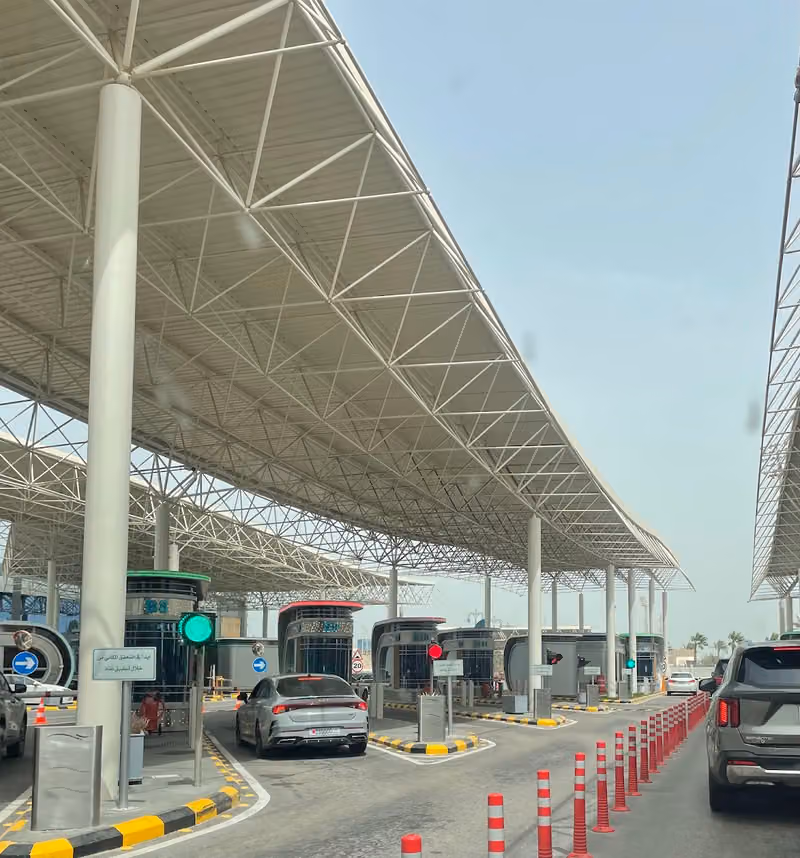 الجمارك السعودية باتجاة للبحرين