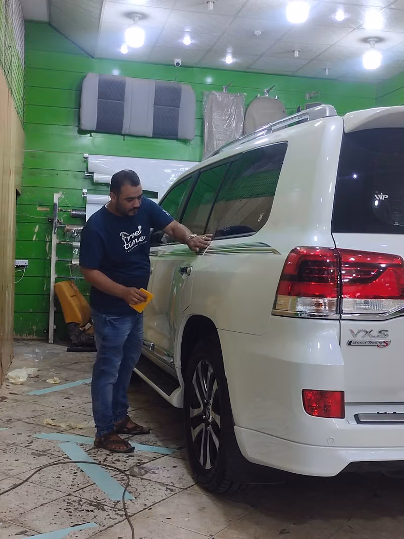 القاضي لتركيب خطوط السيارات شارع الغرابي