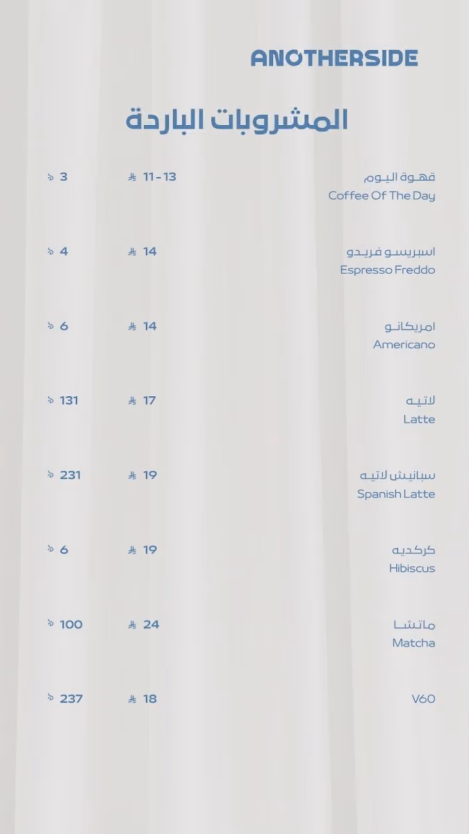 ANOTHERSIDE CAFE | أنذرسايد