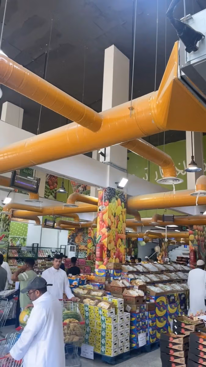 عربة الخضار للفواكه والخضار