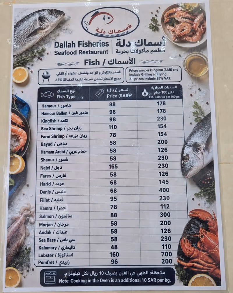 أسماك دلة