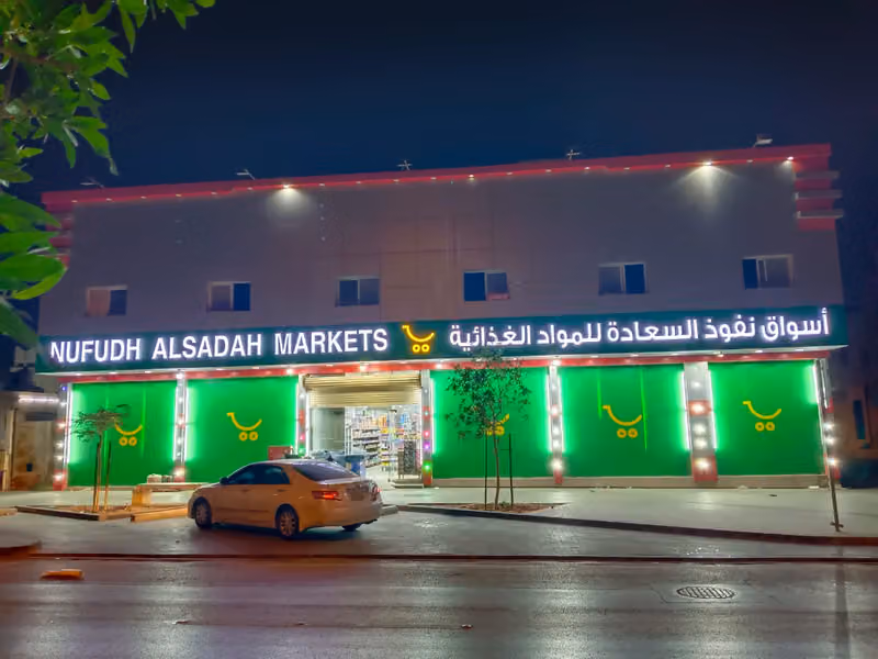 أسواق نفوذ السعادة للمواد الغذائية