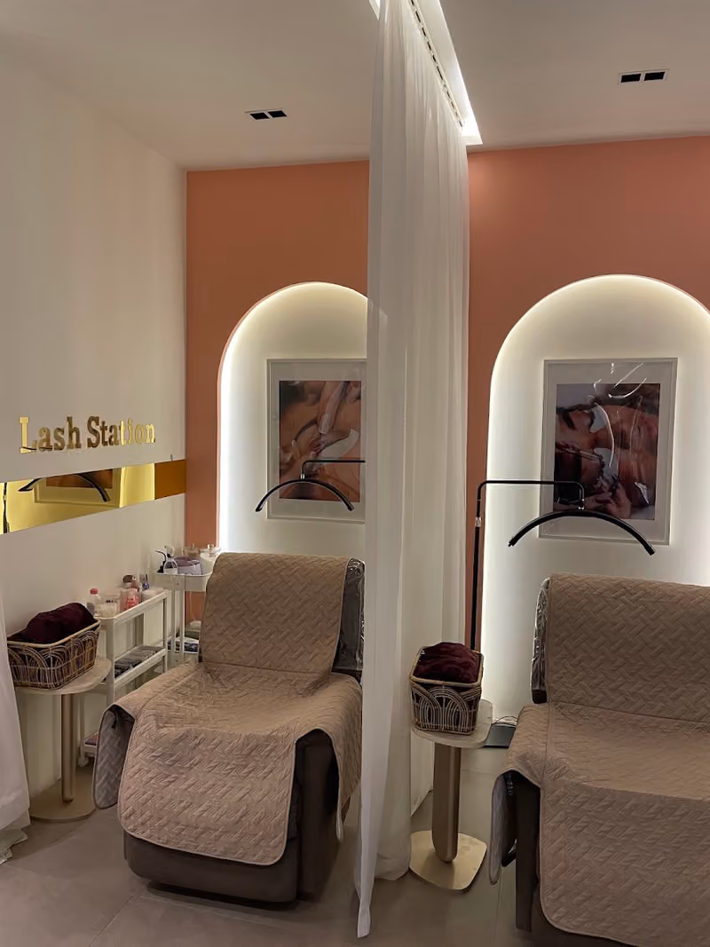 AT BEAUTY SALON