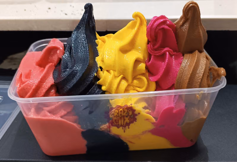 ايسكريم خلطه مجنونه Crazy Mix Ice Cream