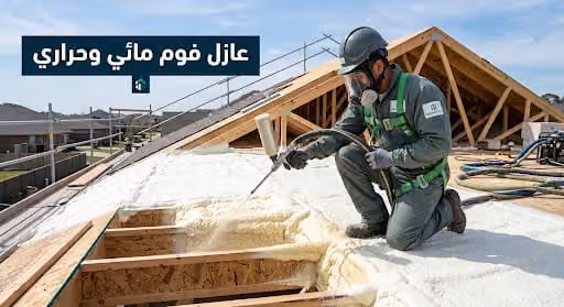 عزل فوم مائي وحراري نايفة العنزي والمقاولات