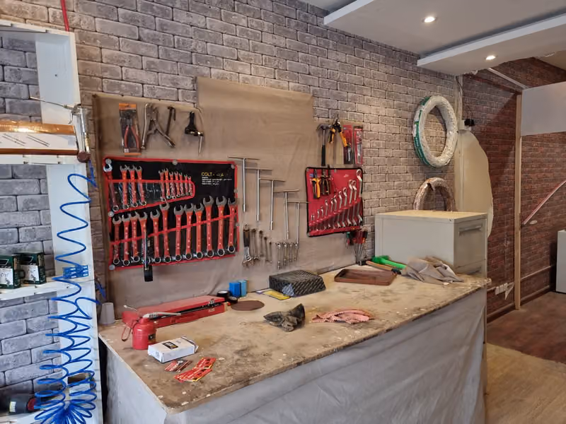 Bike repair shop