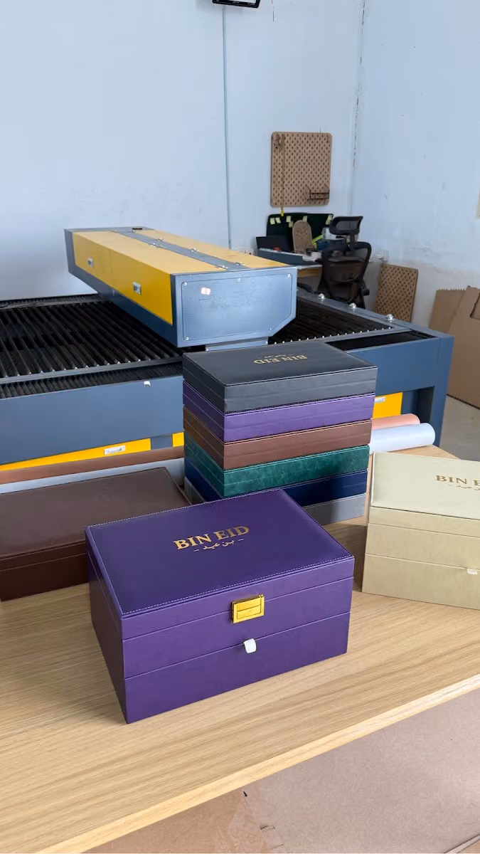 Bin Eid for Leather Goods and Boxes | مصنع بن عيد للمنتجات والبوكسات الجلدية