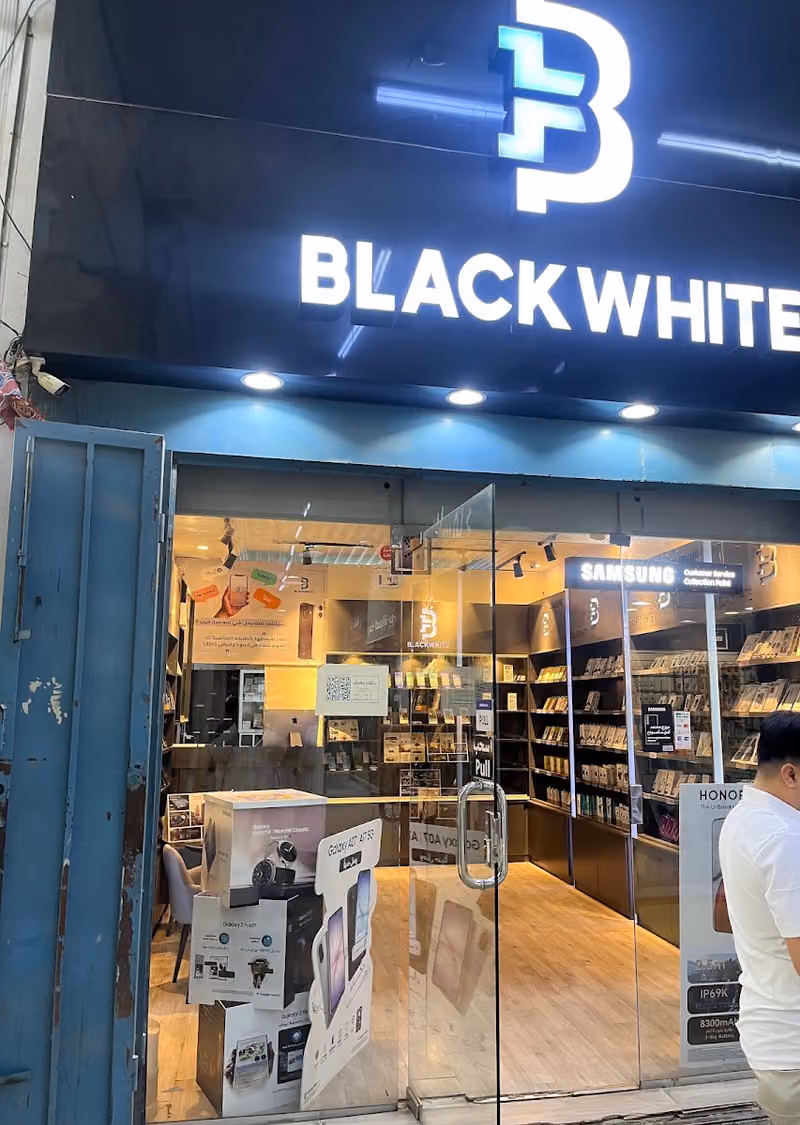 BLACK WHITE