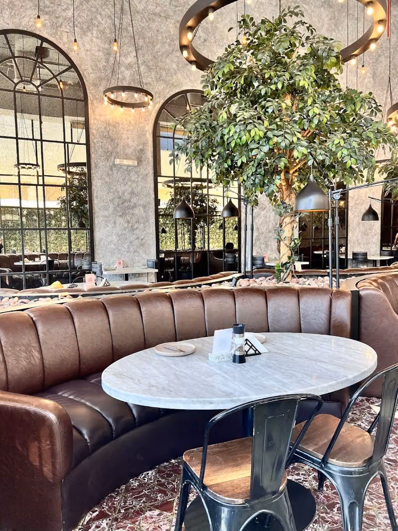 Bright restaurant