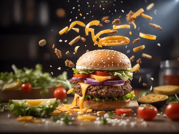 برجر مشوي(Grilled Burger & Pizza)
