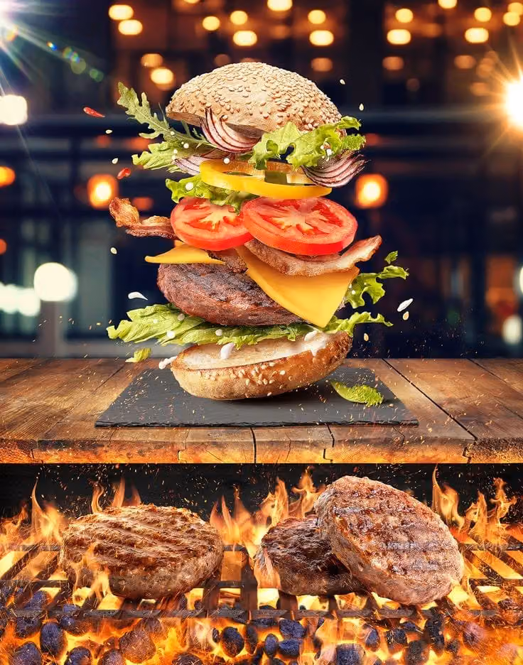 برجر مشوي Grilled Burger