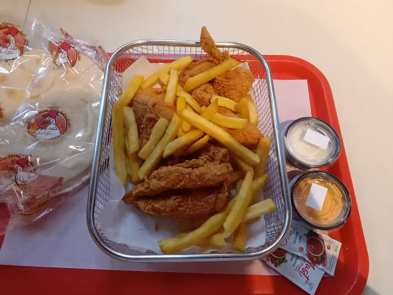 بروستد تشيكن باشه chicken basha