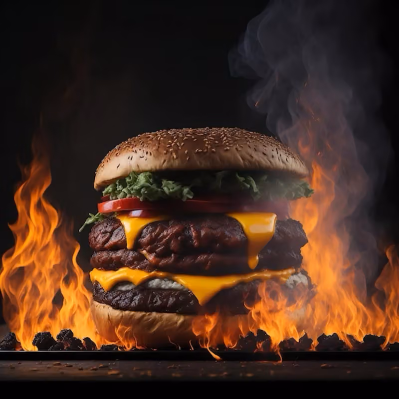 Burger mashwi/برجر مشوي
