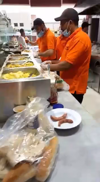 بوفيه للوجبات السريعة