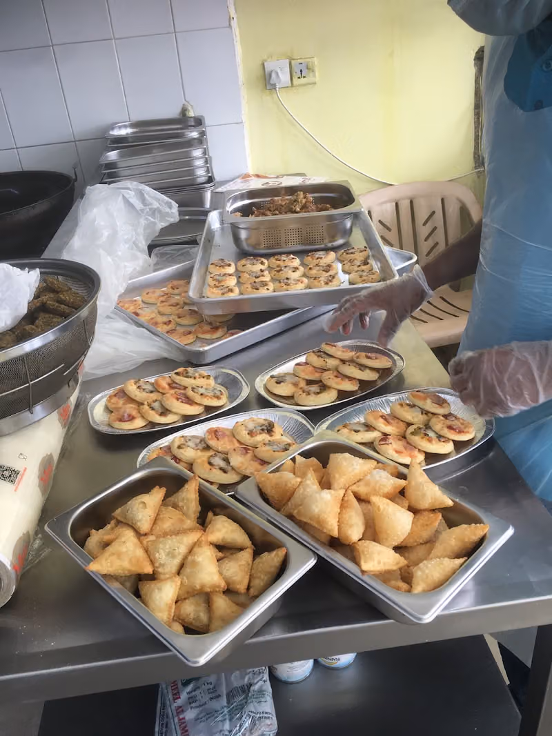 بوفية وجبات سريعة