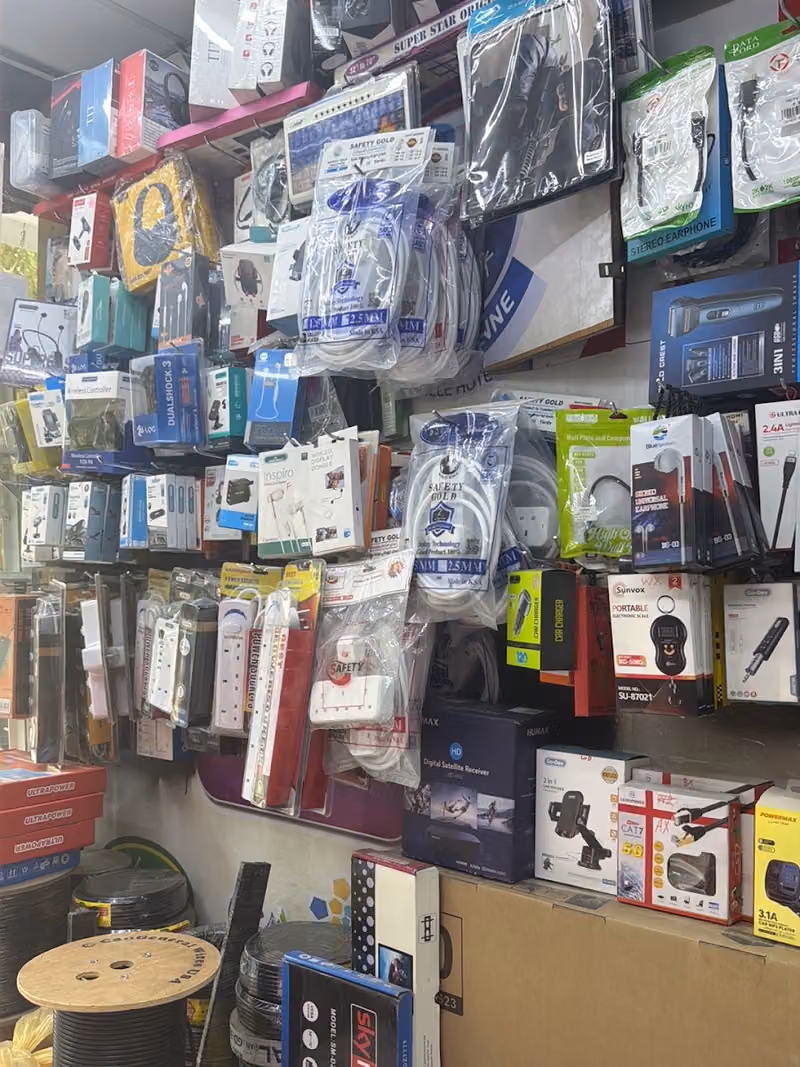 Camera shop and Dish shop