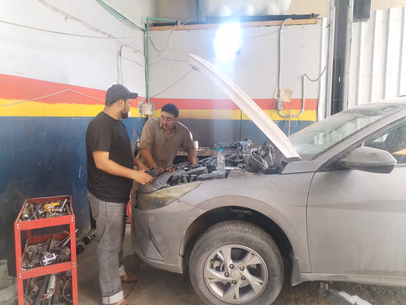 Car repairing