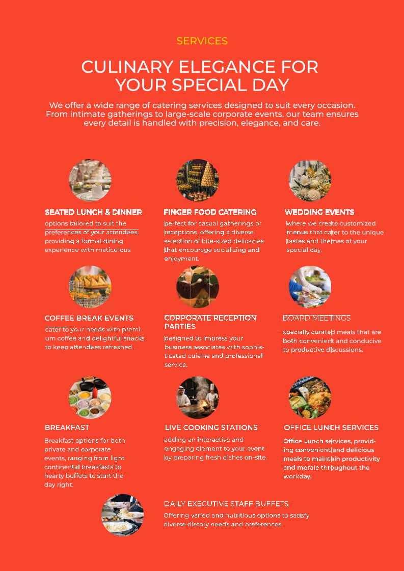Casablanca touch catering service