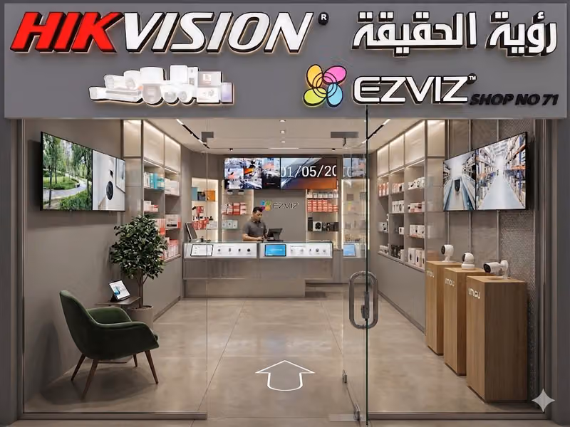 cctv camera كاميرات مراقبة مؤسسة رؤية الحقيقة للتجارة