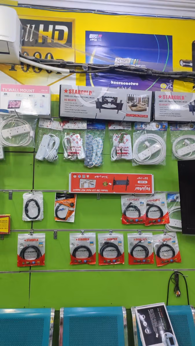 Electronics store الكتروني دش فني رسيفرات محل