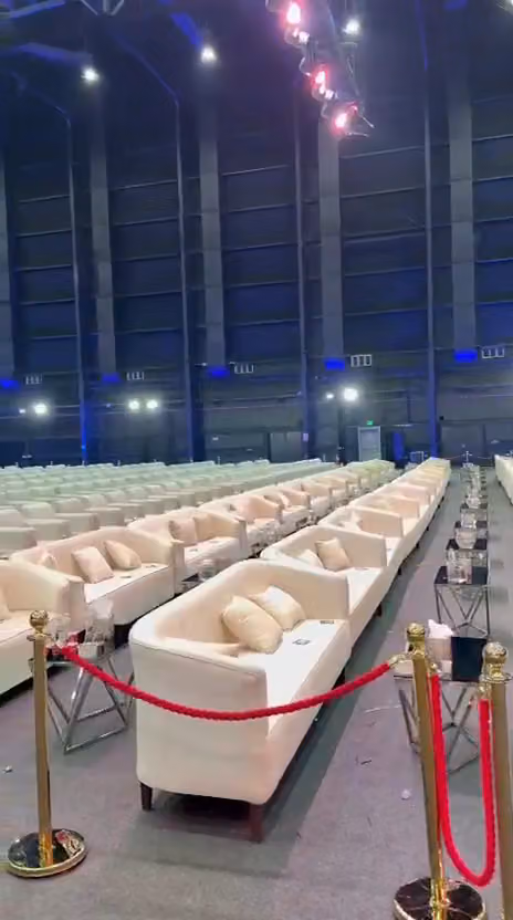 Event planner vip chairs, sofas,and table on rent
