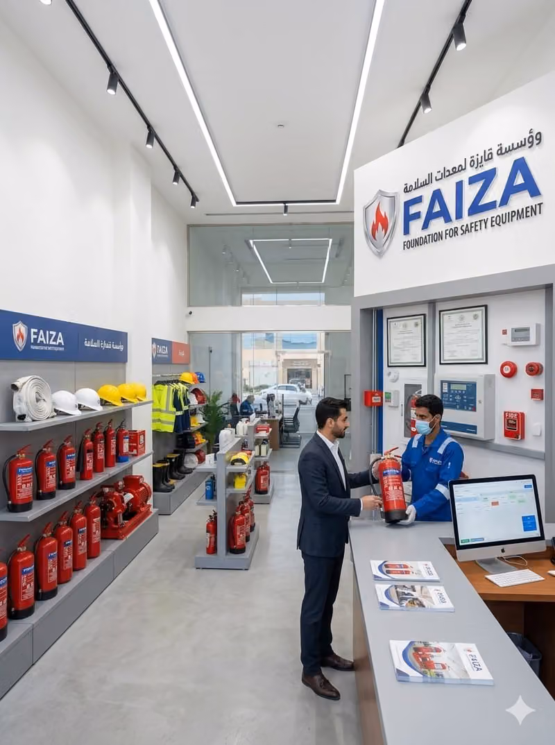 ​Faiza Foundation: Fire Safety Equipment & Salama - مؤسسة فايزة لمعدات السلامة وشهادة سلامة