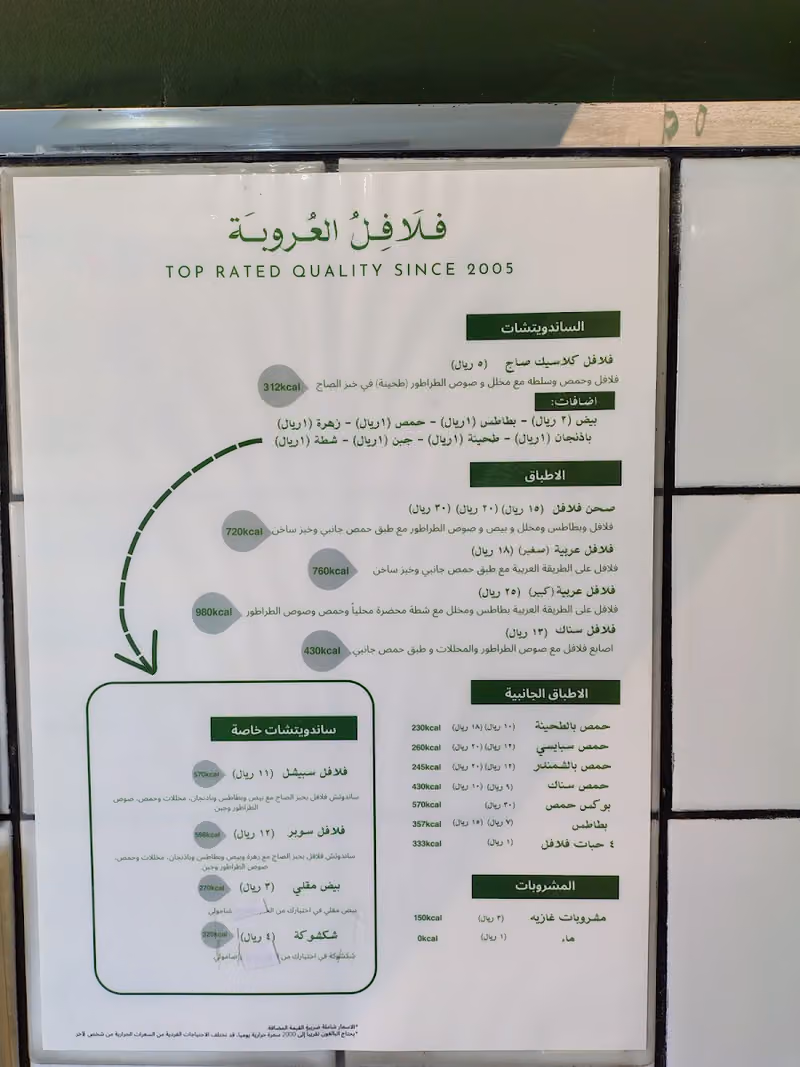 فلافل العروبة - فطور