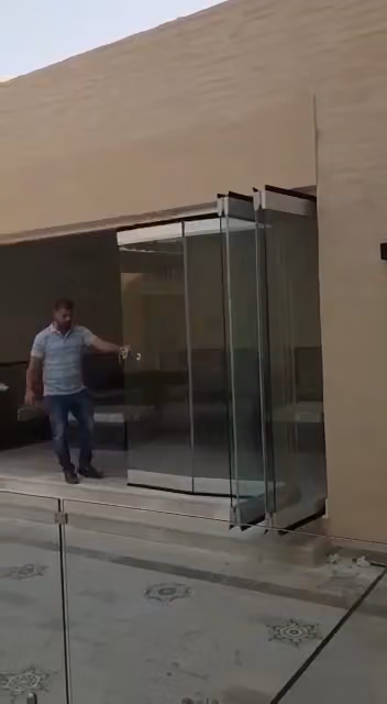 Garden aluminium and glass mirror