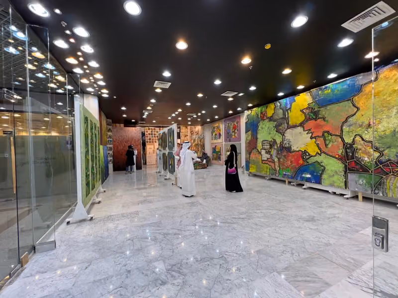 Hammas art studio | مرسم الفنان التشكيلي عبدالله حمّاس