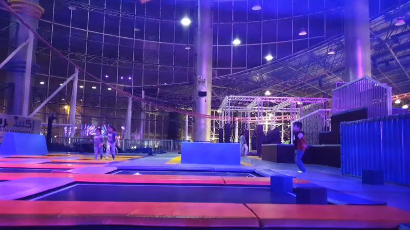 Extreme trampoline park