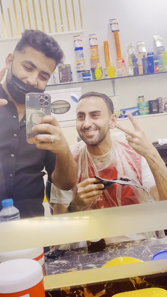 حلاق لمسة الرواد للحلاقة