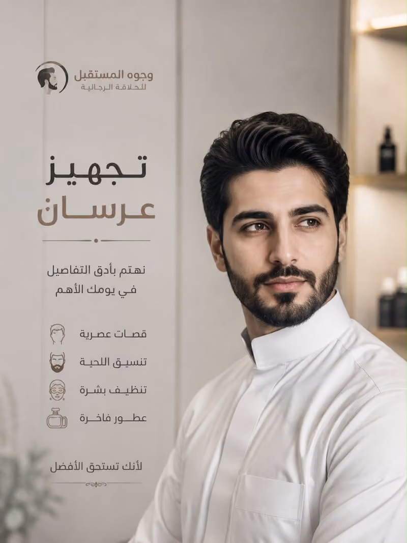 حلاق وجوة المستقبل للحلاقة الرجالية