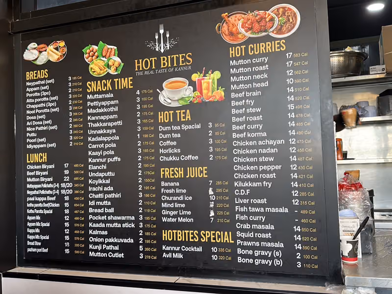 HOT BITES THE REAL TASTE OF KANNUR
