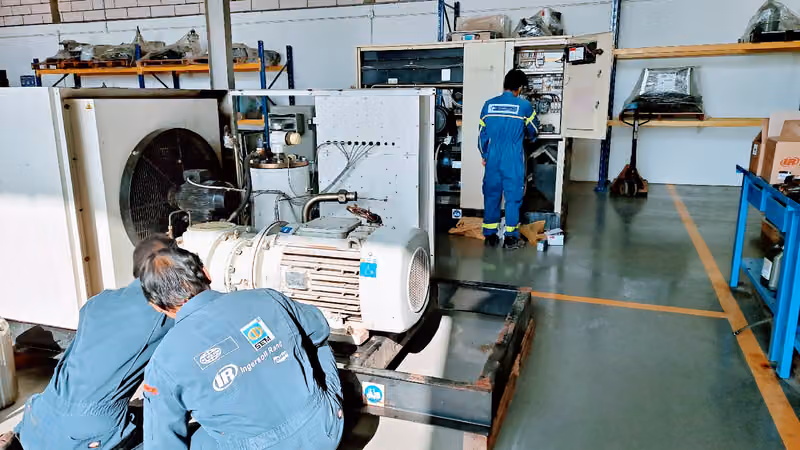 Ingersoll Rand main workshop Riyadh Saudia Arabia