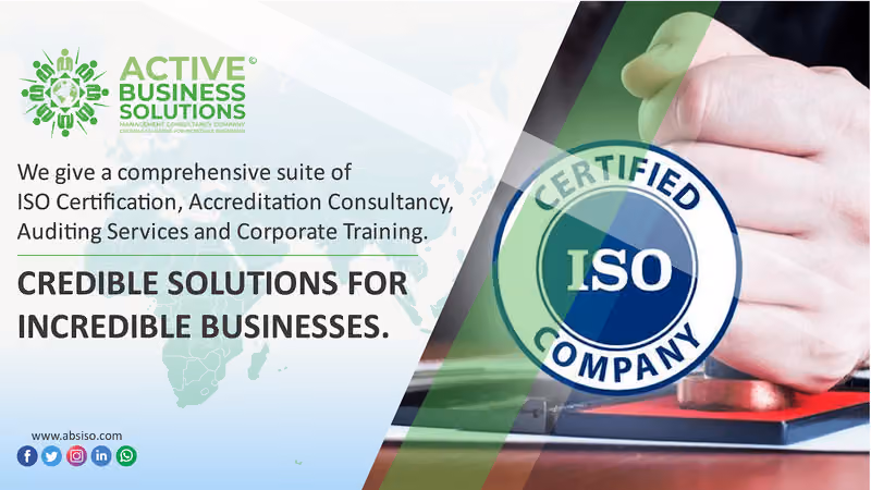 ISO Certification Saudi Arabia – Active Business Solutions Riyadh