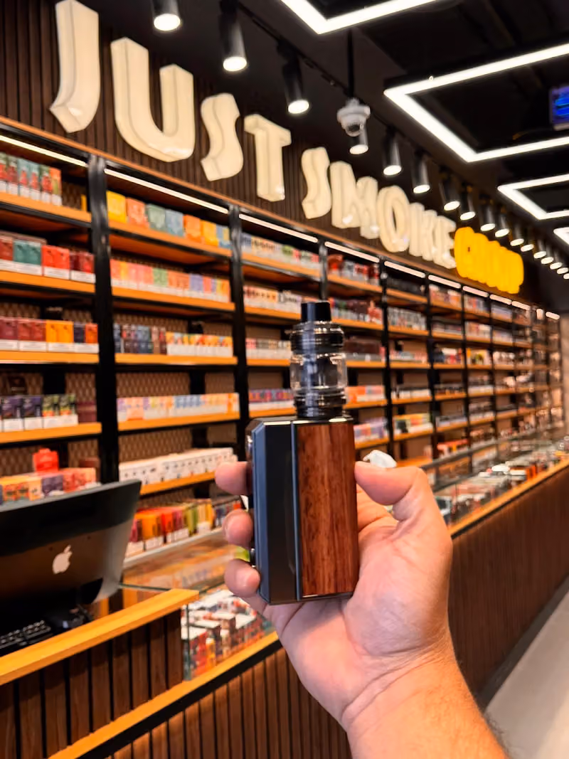 جست سموك فيب وشيشة الندوة Just Smoke alnadwa vape