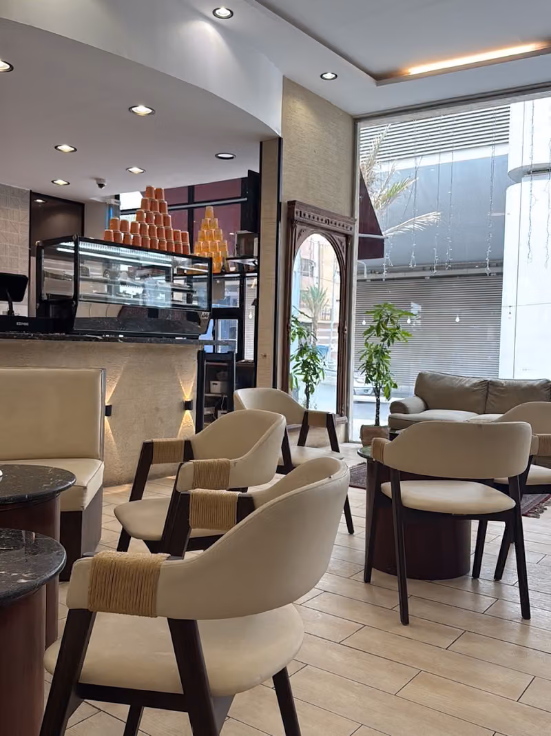 كافيه و لاونج آصل الحلا الجرادية 24 Origin of Sweetness Cafe & Lounge