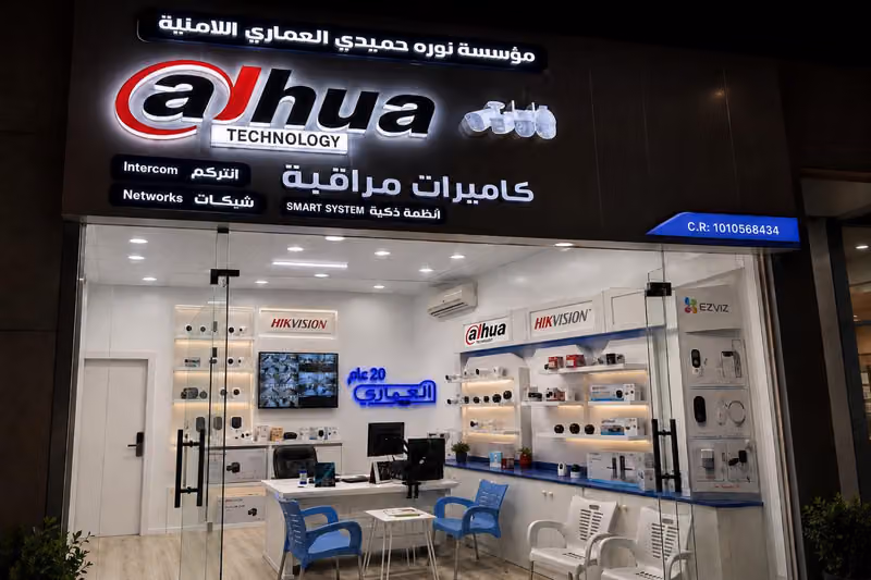 كاميرات مراقبة مؤسسة العماري للانظمة الامنية