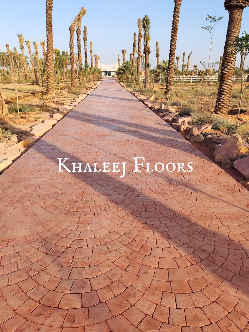 Khaleej Floors ( Stmped Concrete, Polished concrete, Epoxy ) الارضيات الحليج الخرسانة مطبوعة